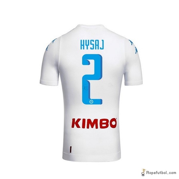 Camiseta Napoli Replica Segunda Ropa Hysaj 2016/17 Blanco